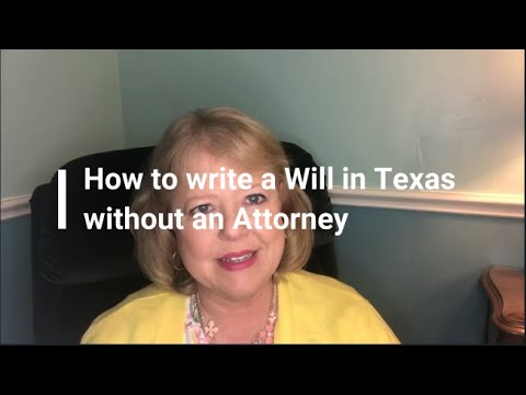 Writing a Will in Texas Without an Attorney  | Laura D. Heard