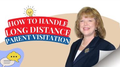 How to handle long-distance parent visitation